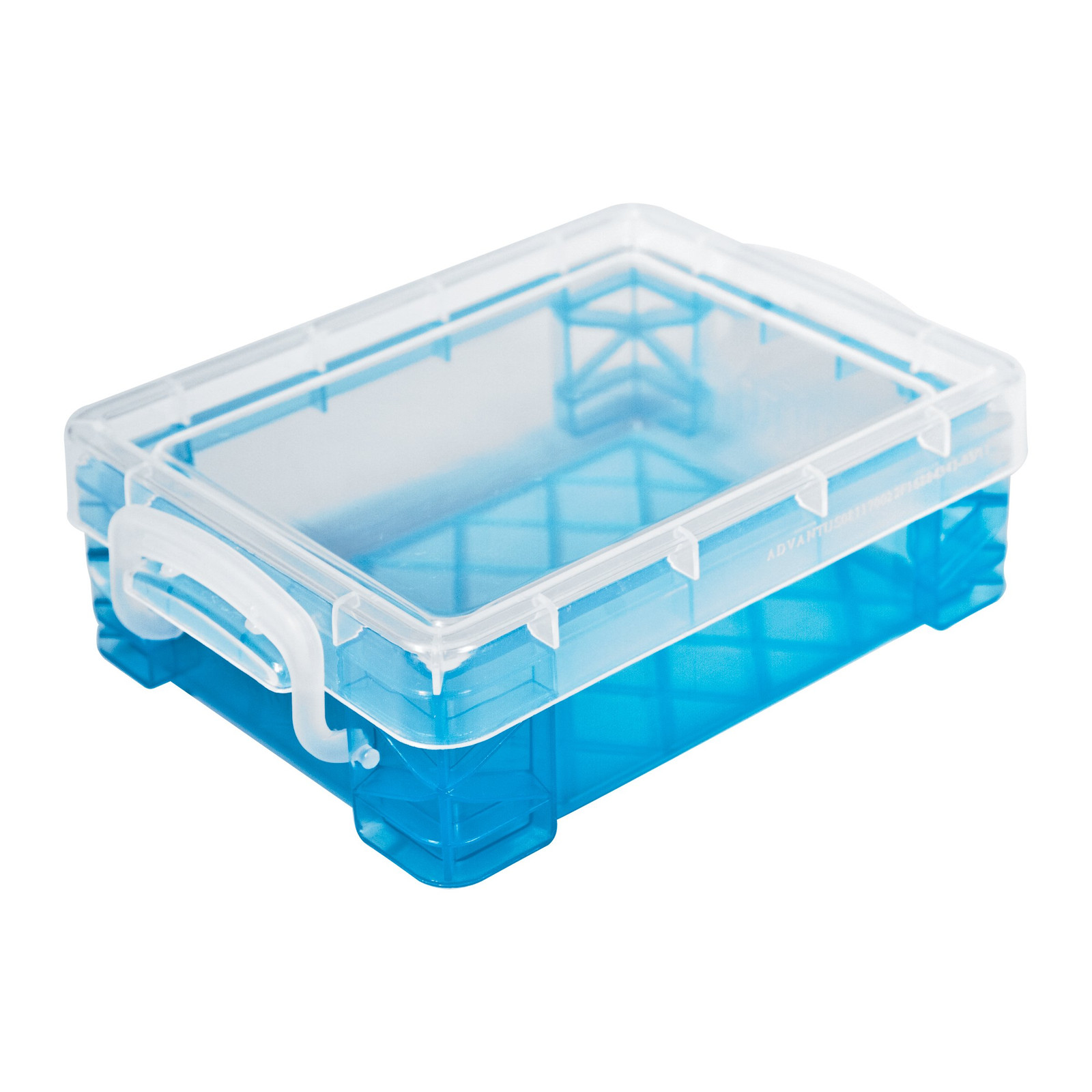 Super Stacker Crayon Box Assorted Color Space Saving Durable Plastic Organizer