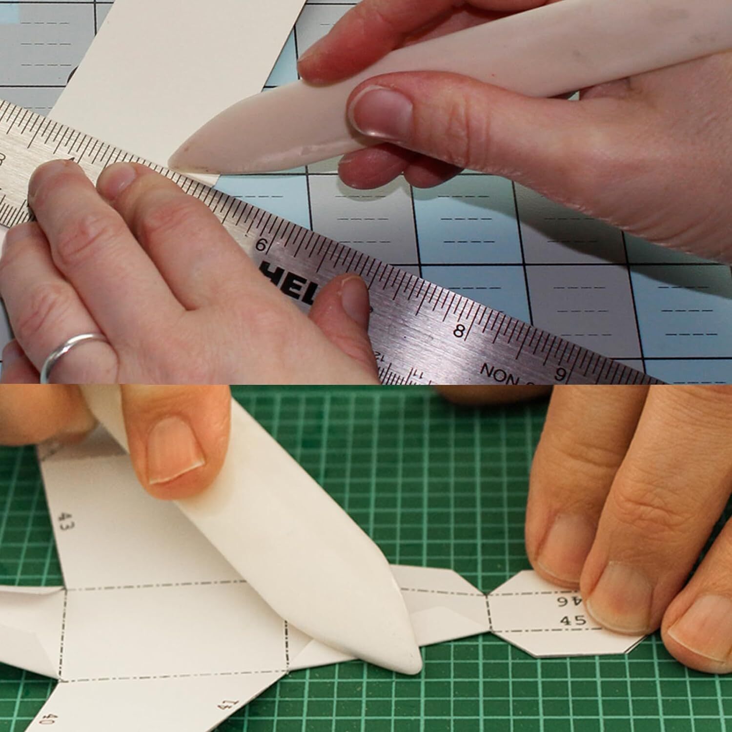 Carpeta De Huesos Autenticos, Plegado, Plegado, Papel De Origami, Plegador, ...