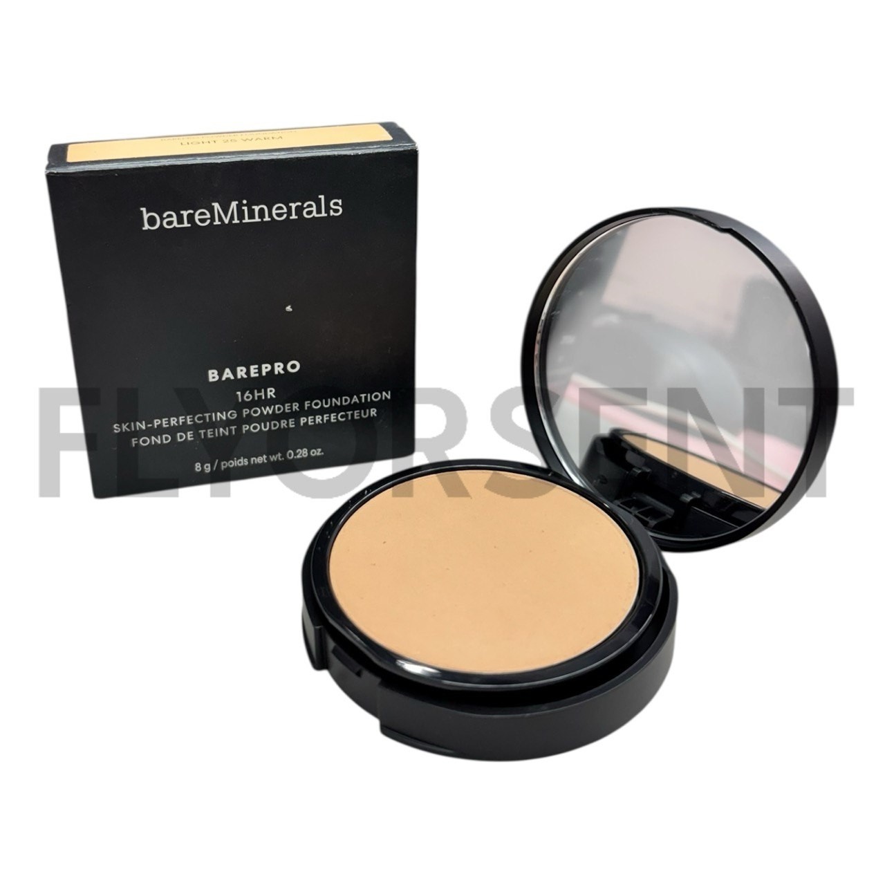 bareMinerals Barepro 16hr Skin-Perfecting Powder Foundation ~ Light 25 Warm NIB