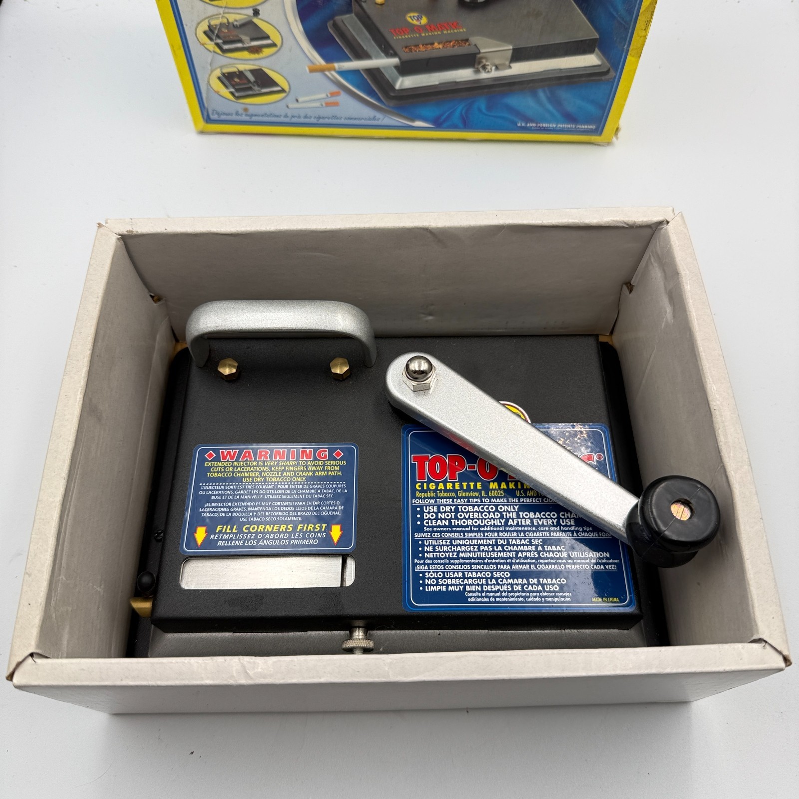 T.O.P. Top-O-Matic Cigarette Rolling Machine
