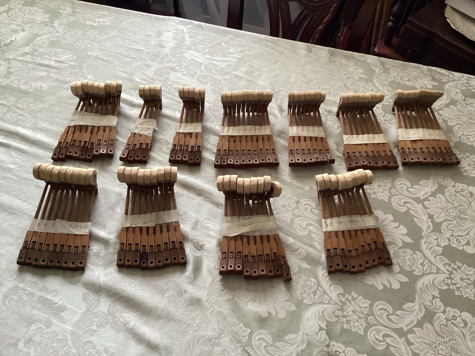 SET OF 88 GENUINE ORIGINAL NEW YORK STEINWAY HAMMERS OFF MODEL M
