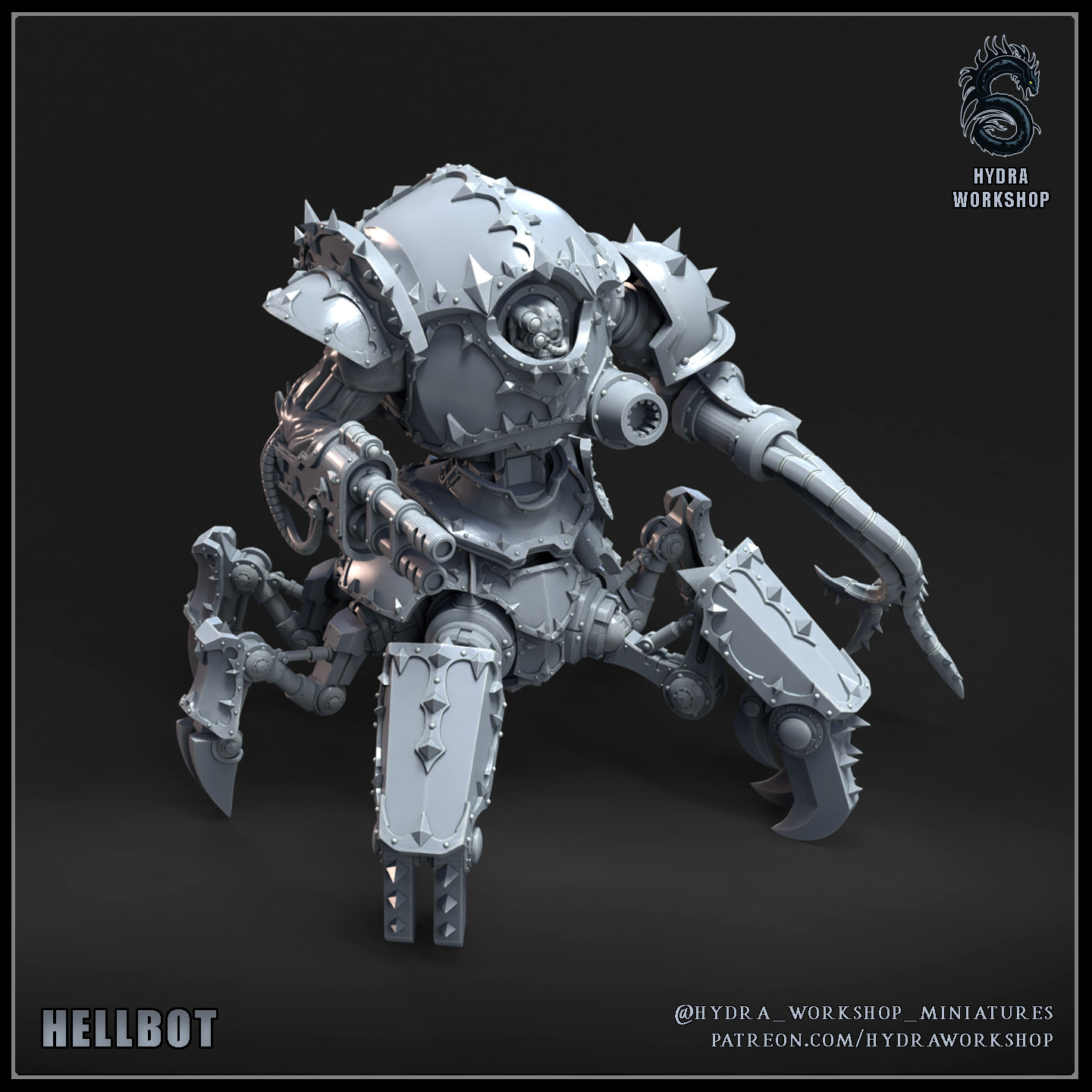 Hellbot 28mm scale figure