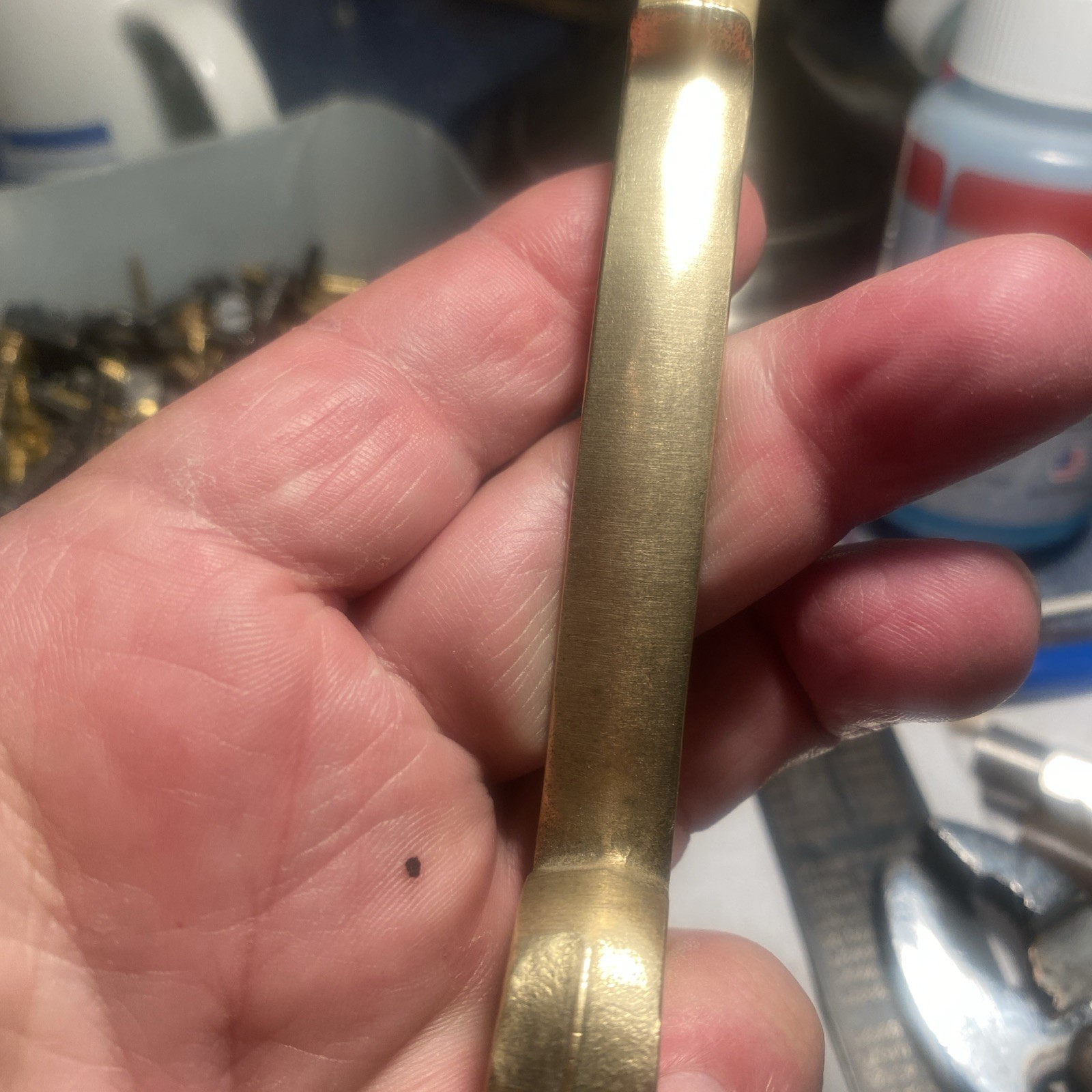 CVA Hawken Brass Double Trigger Guard with Screws- Black Powder