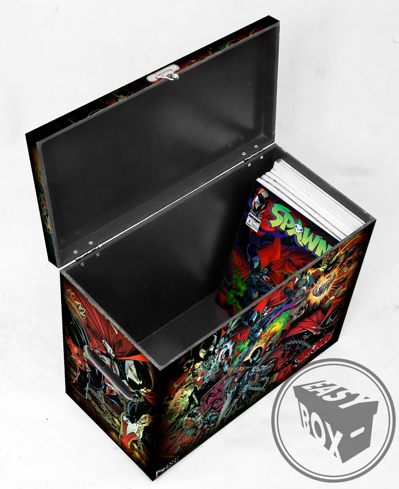 Spawn #3 - Large Comic Book Hard Storage Box Chest MDF