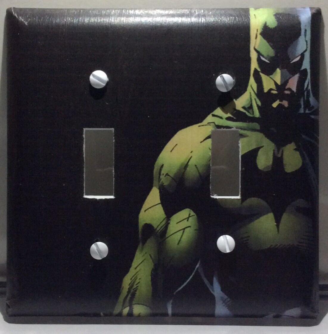 Custom Handmade The Batman Double Toggle Light Switch Cover