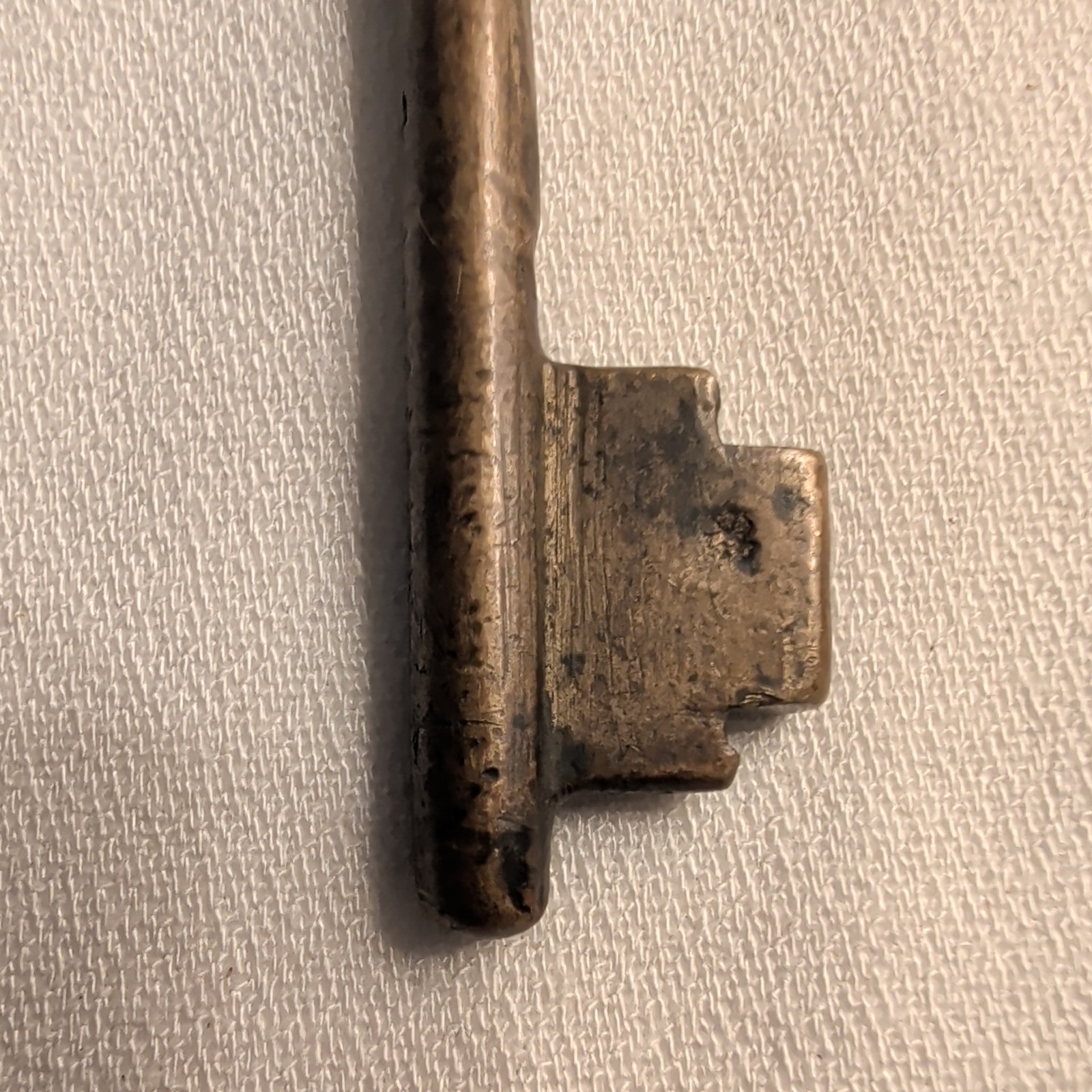 Vintage Brass Skeleton Key, 4.5 inches
