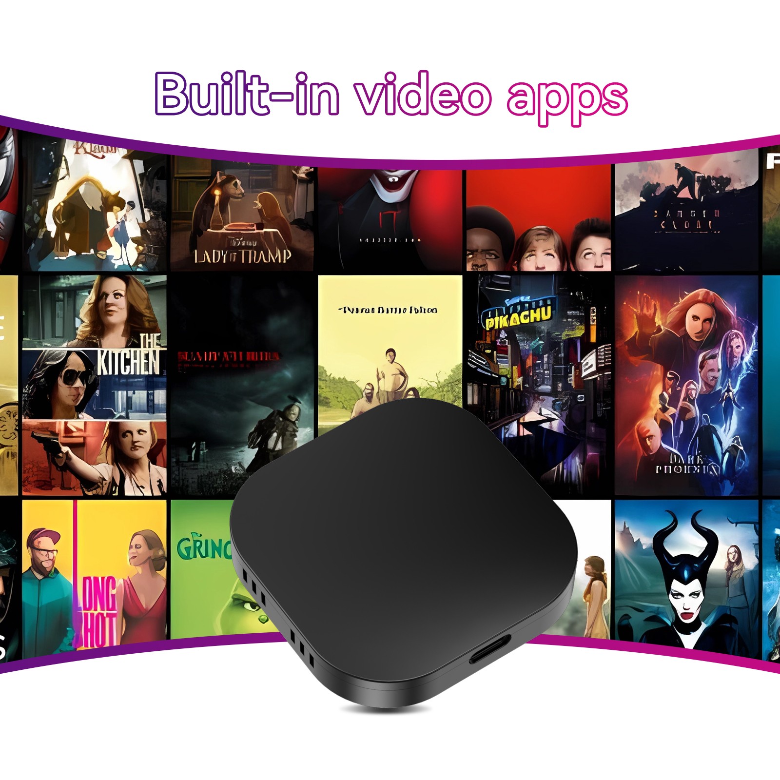 Wireless CarPlay AI box Android Auto WIFI Adapter Converter w/Netflix YouTube