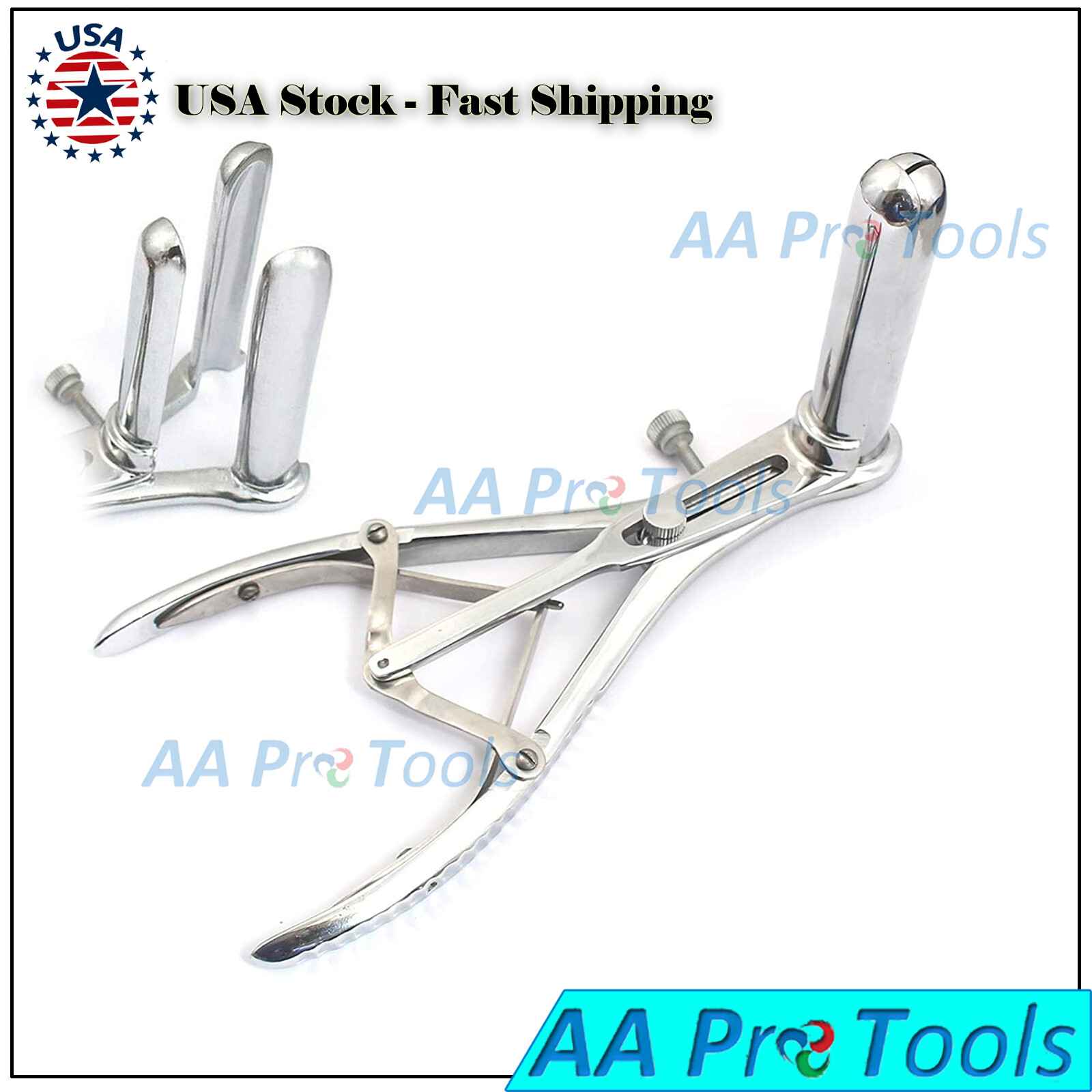 3 Prong Anal Vaginal Rectal Rectum Medical Exam Speculum Stainless Steel