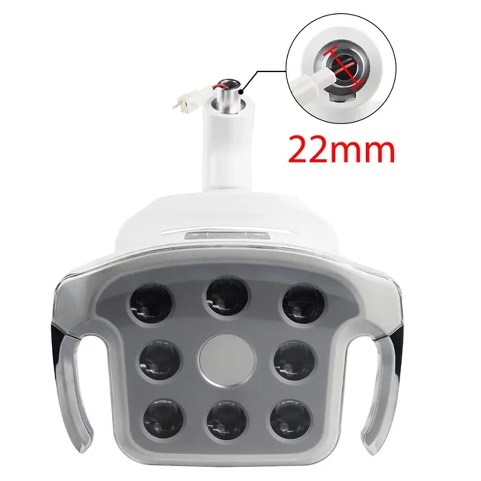 8 LED Bulbs Dental Oral Lamp Dentist Operation Light with Sensor Switch 22mm