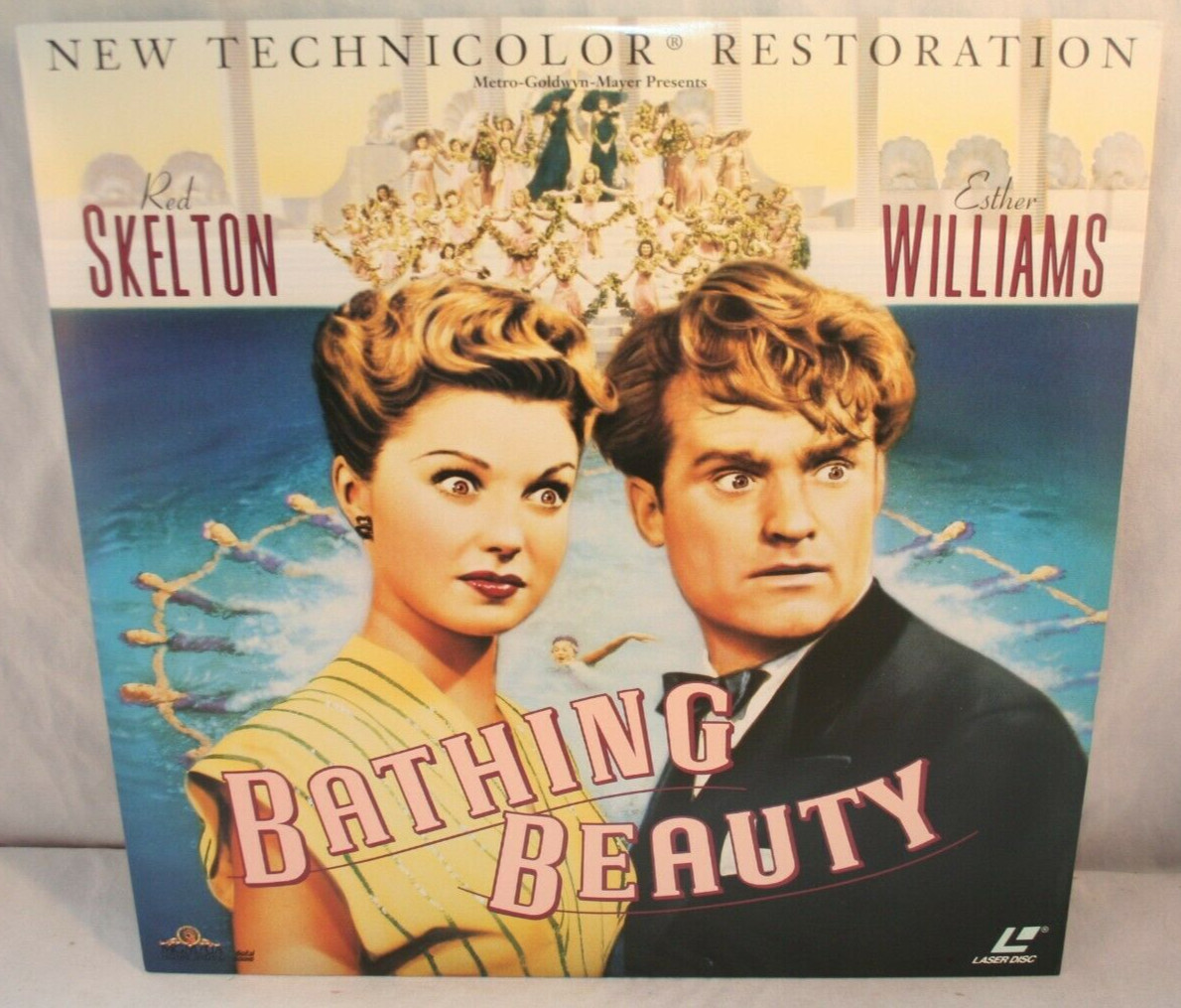 Laserdisc a * Bathing Beauty * Red Skelton Esther Williams Basil Rathbone