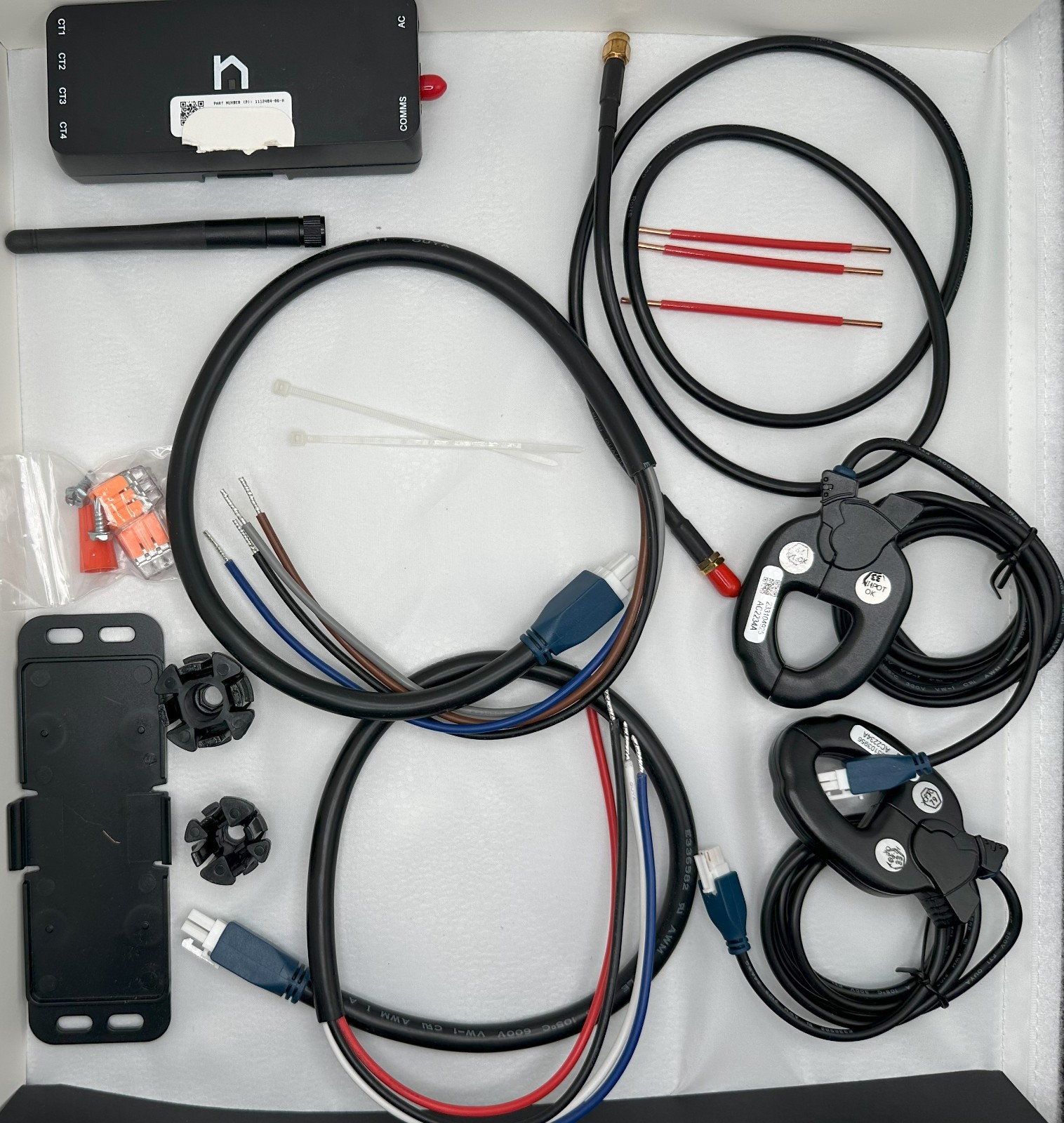 Tesla 1112484-99-A Neurio W2 Meter Kit, 110-240VAC, 200Amp CT – NEW In Box