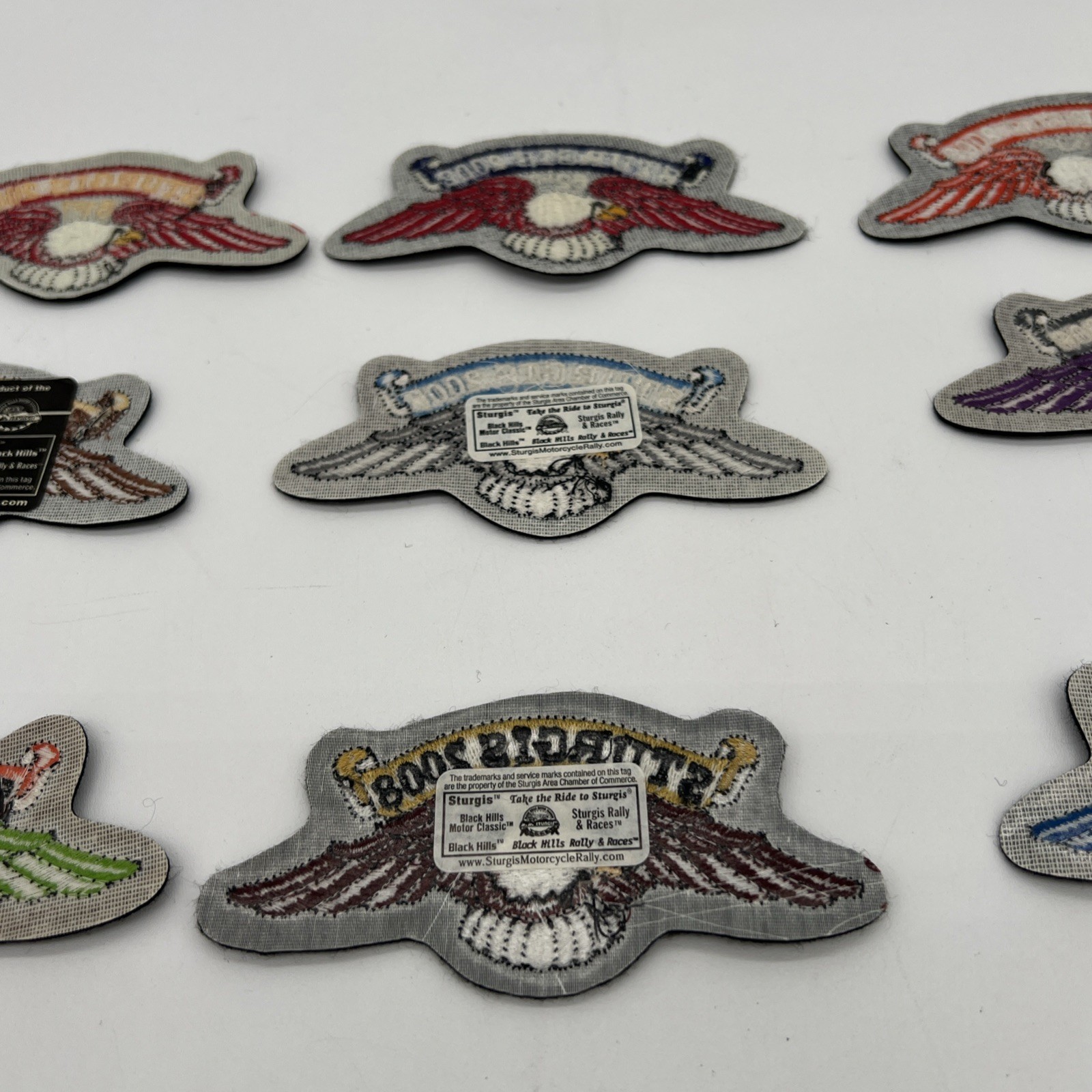 Sturgis Rally Patches Sequential Bundle 2001–2009 Officially Licensed Fast Ship!