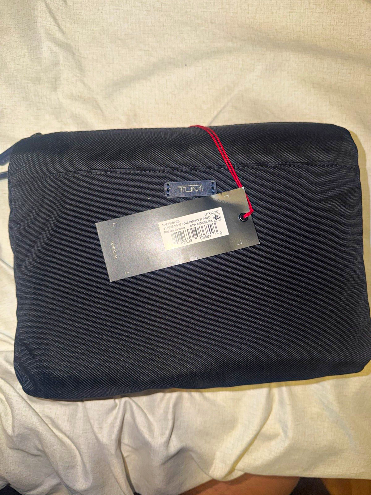 *NEW* TUMI Packable Backpack Navy Camo / Black 17x12.75