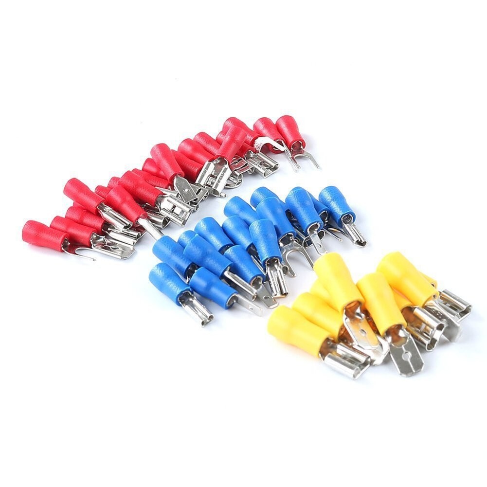 Cold Pressed Terminal Block Set 280pcs Rubber Insulated Electrical Connectors