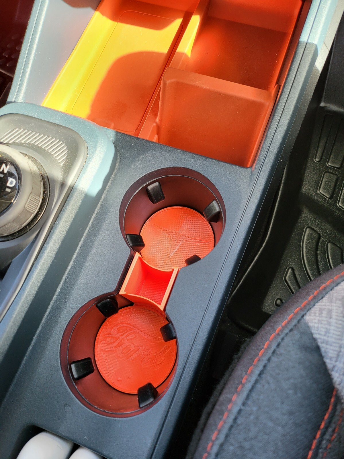 Ford Maverick 2022 Cup Holder Insert Trim cubby with ford & maverick logo