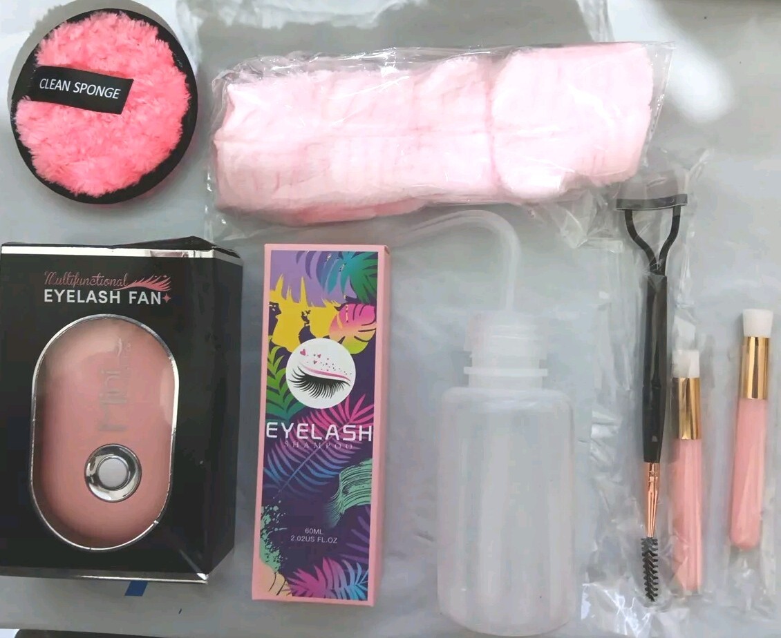 Setgnur EyeLash Clean Set - Cleanser,  Eyelash Care