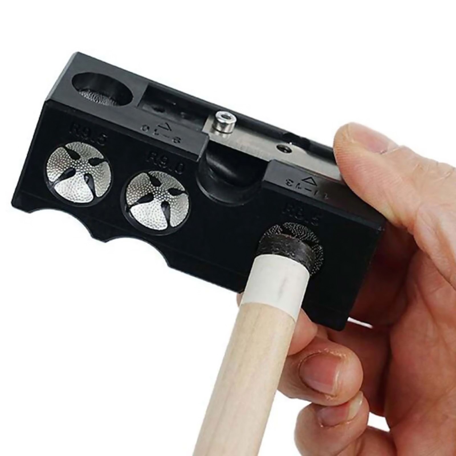 11-in-1 Billiard Pool Cue Tip Repair Tool Arc Grinder Shaper Trimmer New