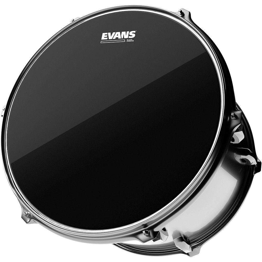Evans Black Chrome Tom Batter Drumhead 15 in.