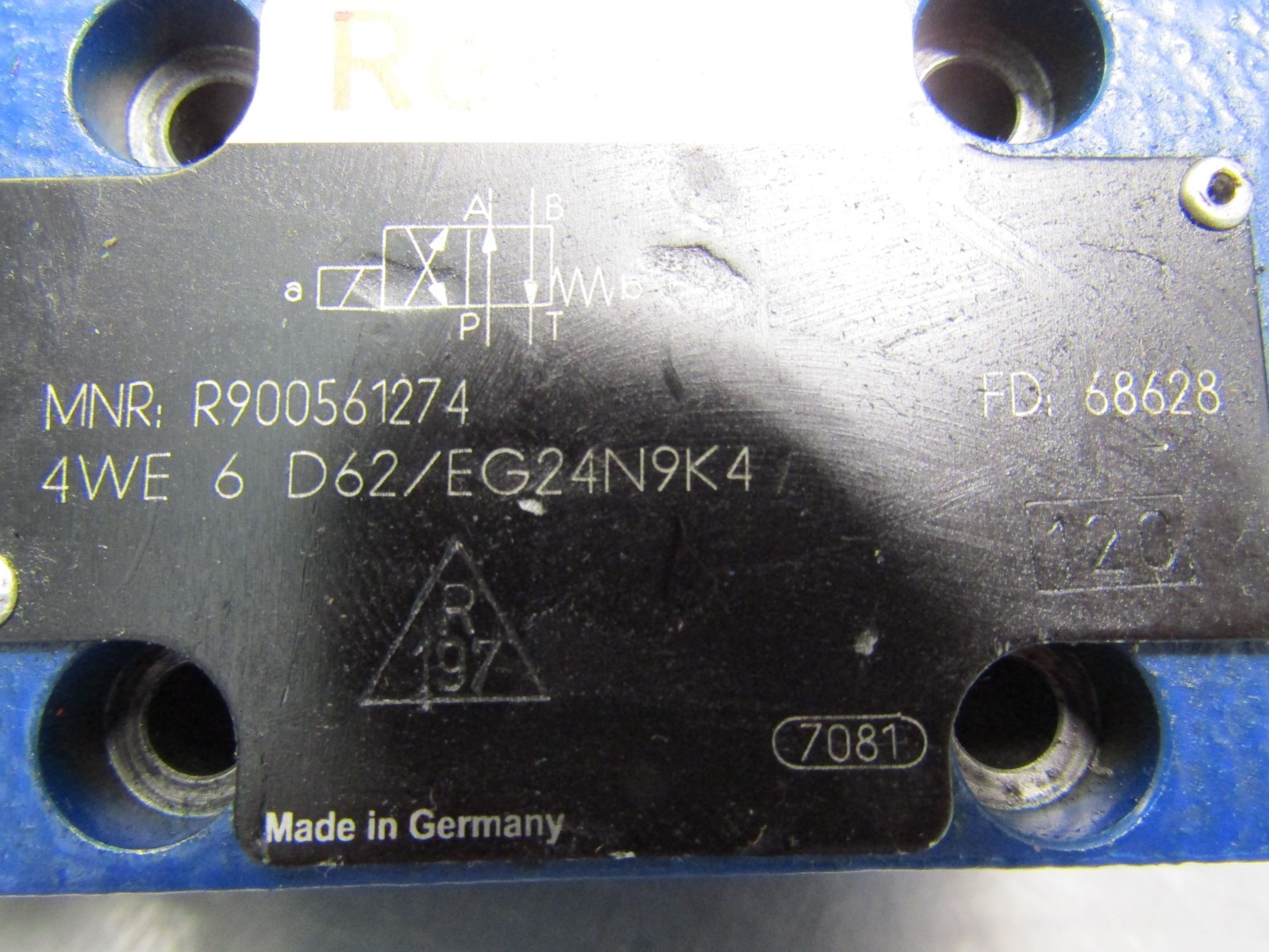Rexroth 4WE 6 D62/EG24N9K4 Directional Valve