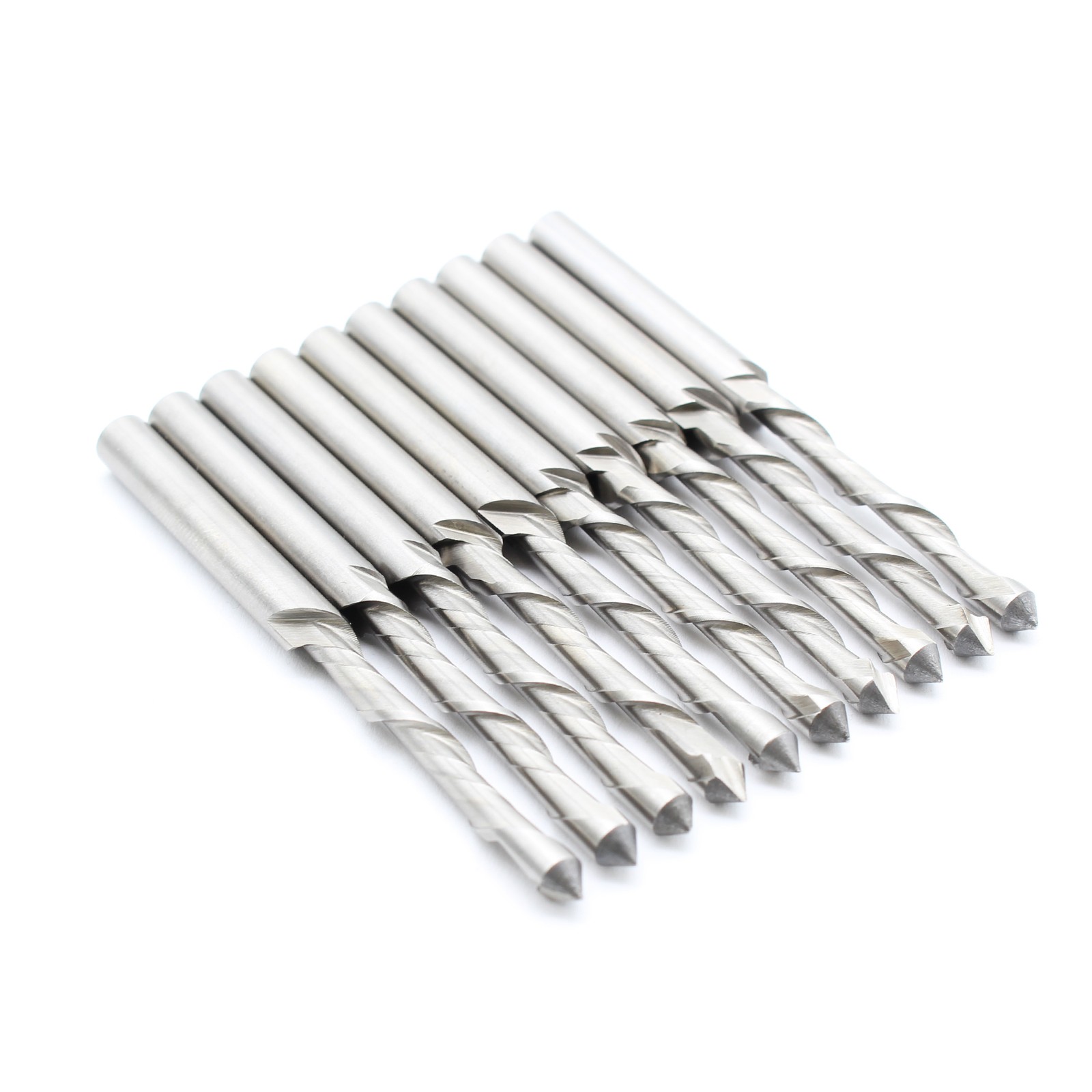 TMAX 10pc 3/16 Inch Drywall Bit Downward Spiral Router Cutout Bits