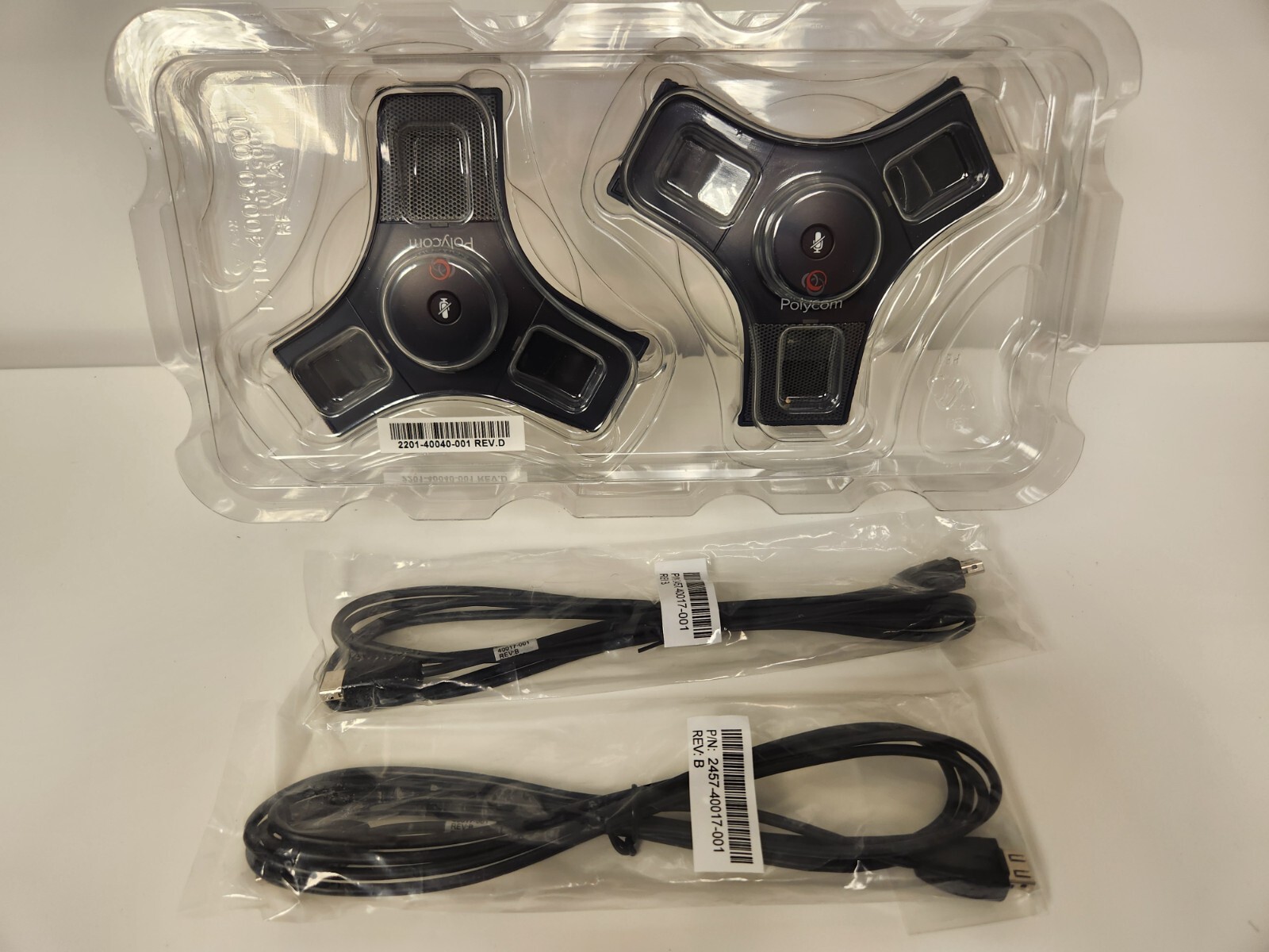 Polycom SoundStation IP 7000 External Microphones - NEW OPEN BOX