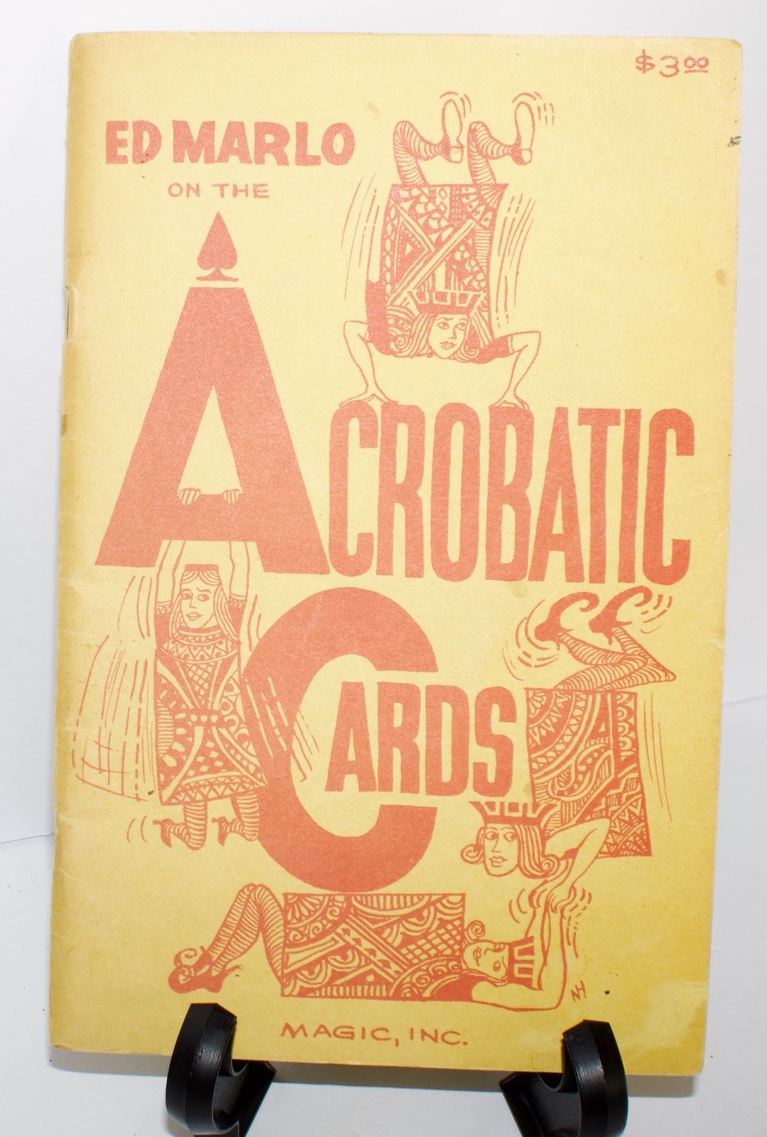 1968 - ED MARLO ON THE ACROBATIC CARDS BOOK - 80 PAGES