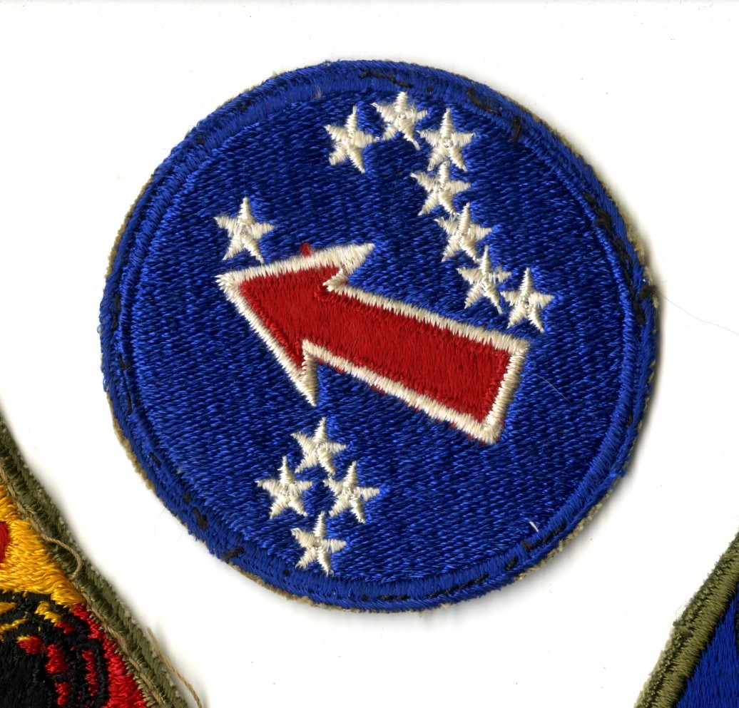 US Army Pacific Ocean Areas White Back Patch WWII Vintage