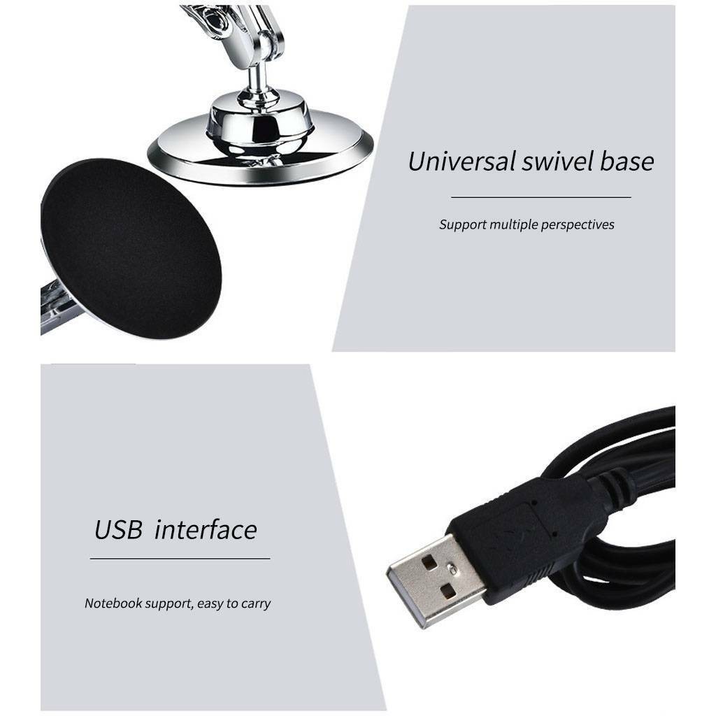 8LED USB Digital Microscope Biological Endoscope Magnifier Camera w/Stand 1000X