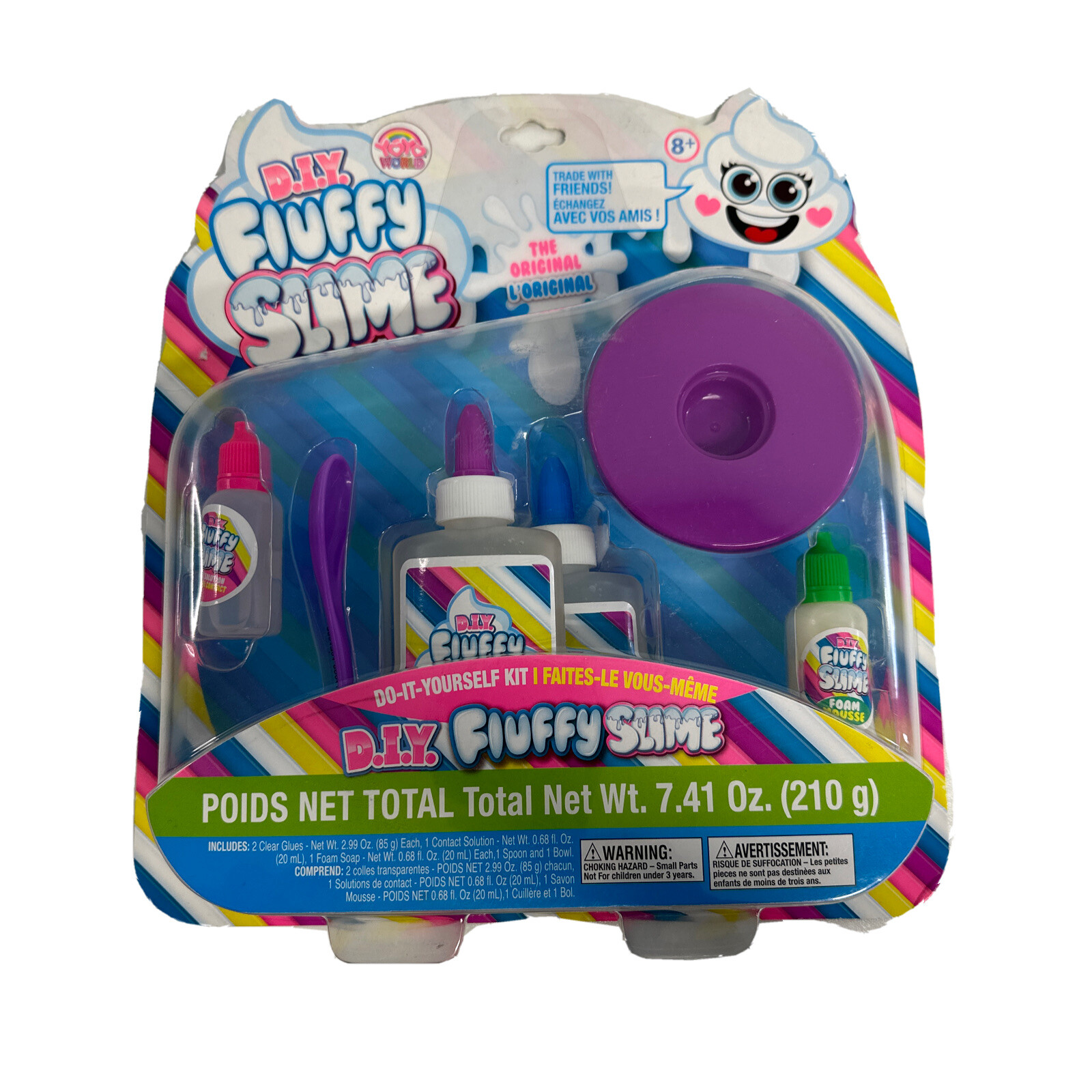 Fluffy Slime DIY Kit NEW The Original Create Slime Ages 8+ NEW/Sealed