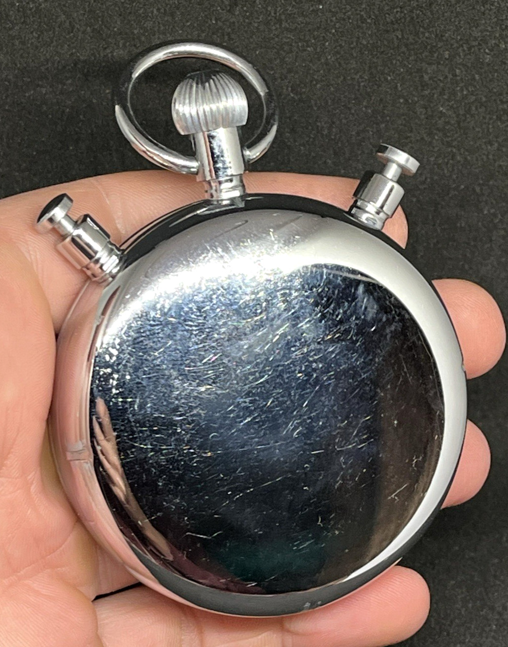 Vintage Working Soviet Mechanical Stopwatch Split-Slava Chronometer 3-Button