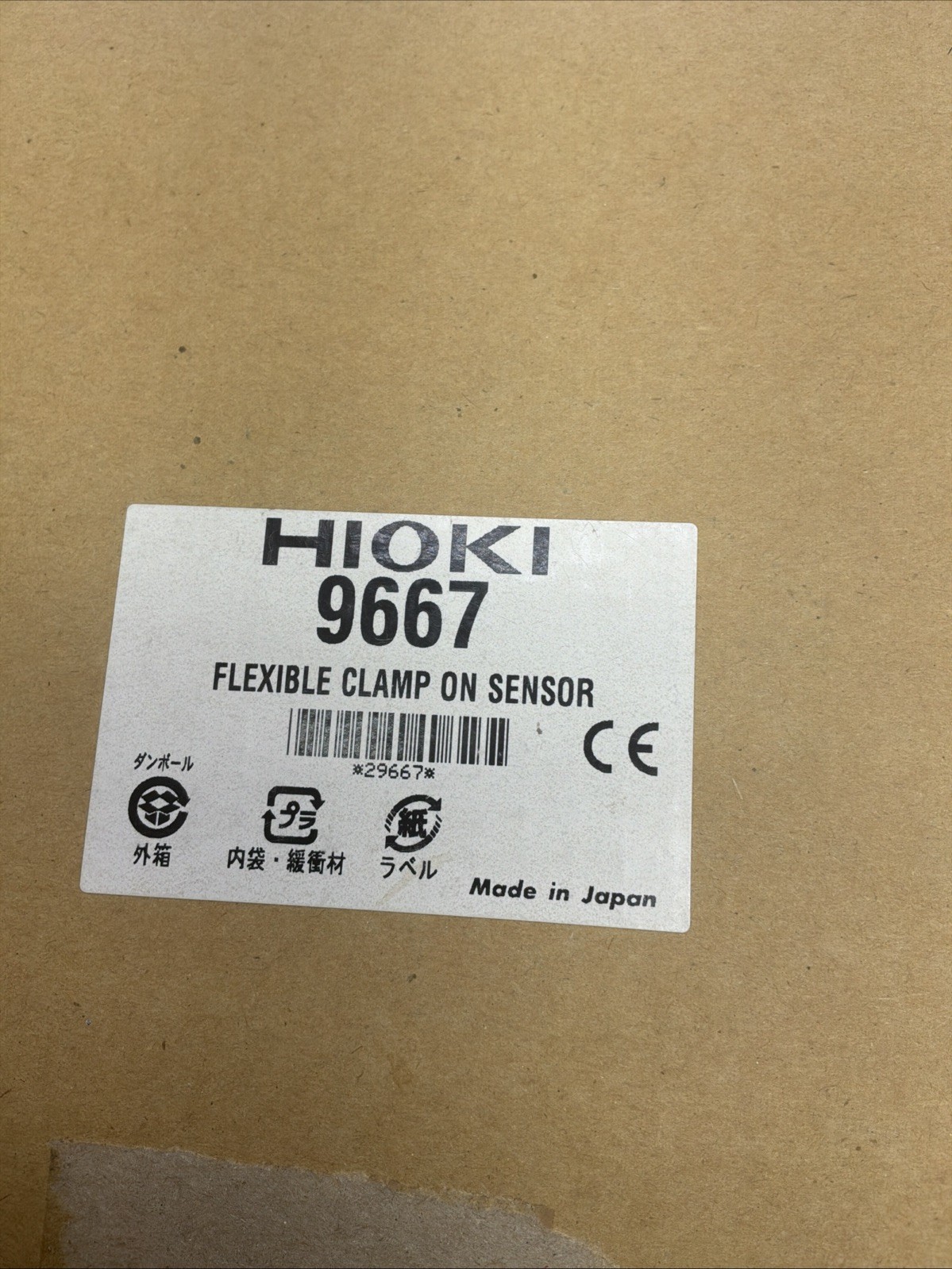 Hioki Flexible Clamp On Sensor 9667 NIB