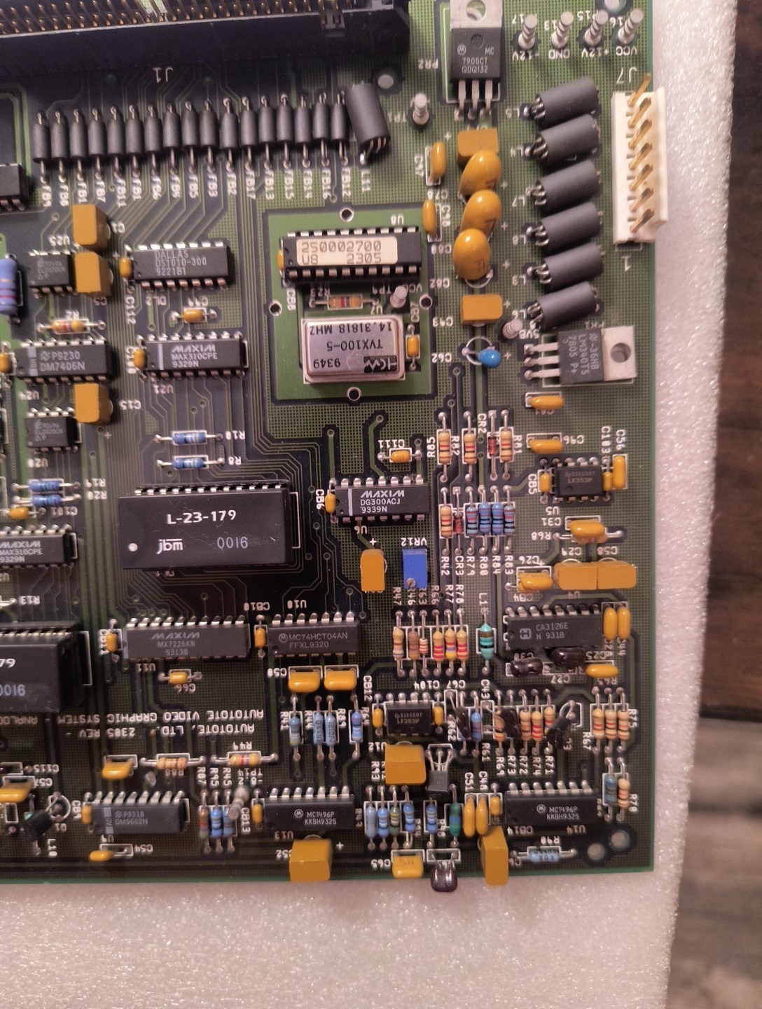 Autotote Video Graphics System Circuit Board Only