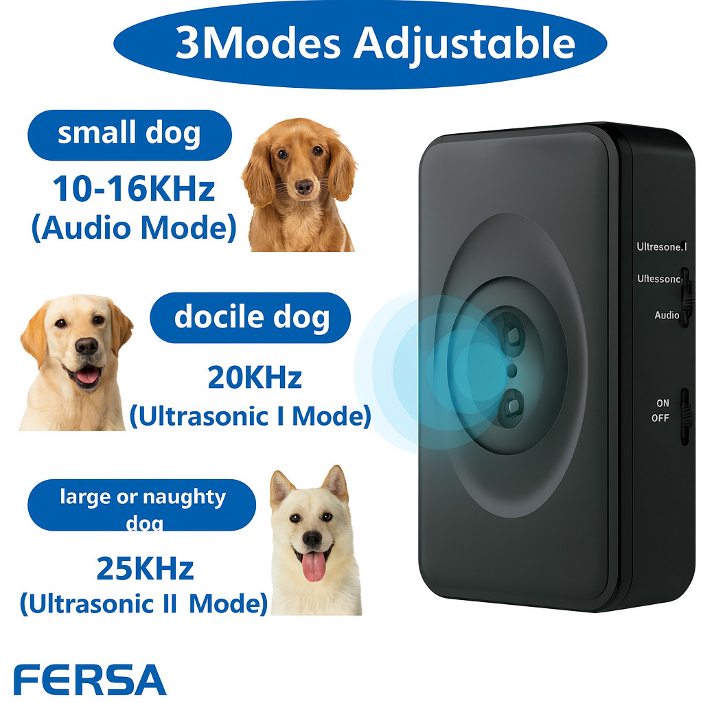 Anti Barking Device for Dogs, Auto Dog Bark Control Device Adjustable Level