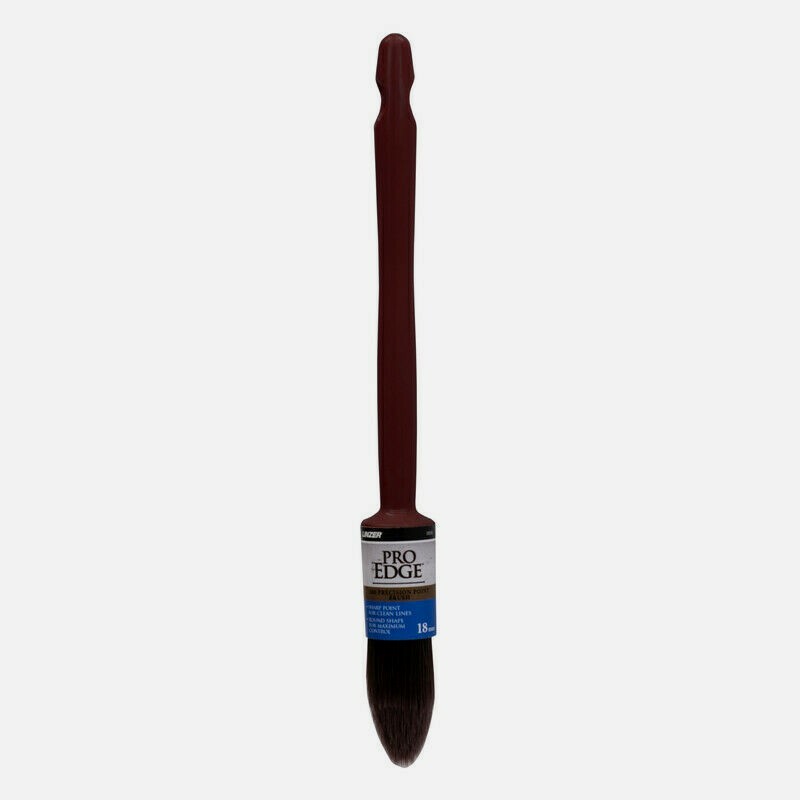 Linzer Pro-Edge 18mm ROUND TrimPAINT BRUSH Ceiling Baseboard Doorframe 6250 0018