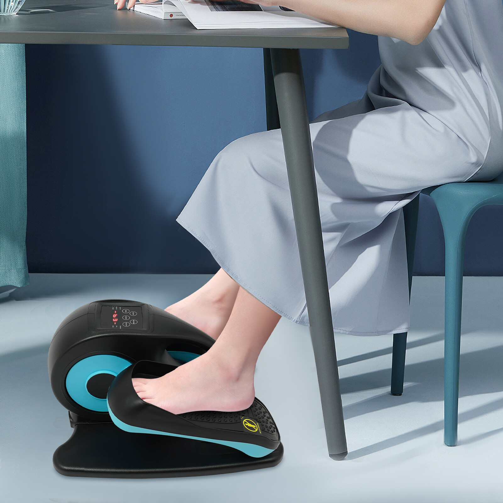 Ellipse Electric Elliptical Machine Under Desk Leg Exerciser Fully Assembled LCD