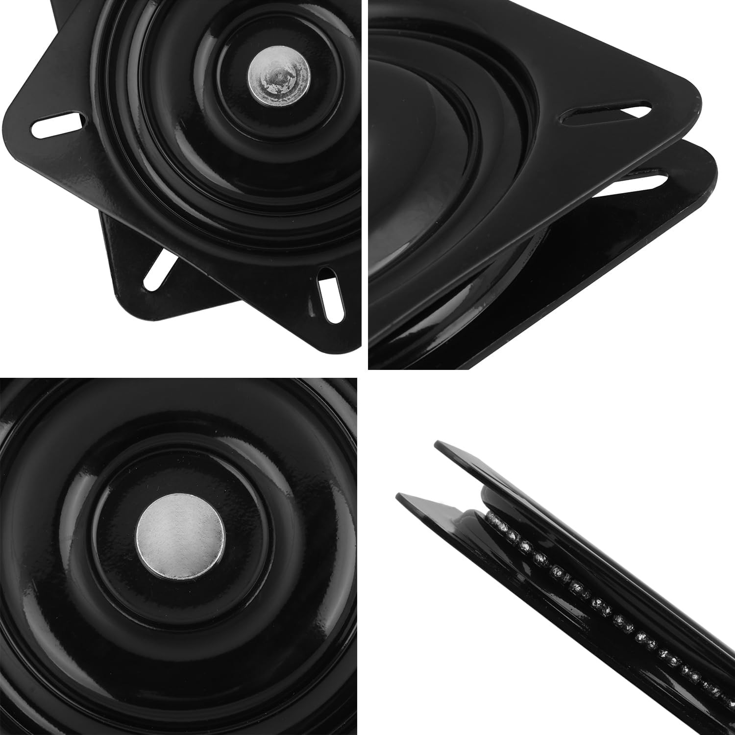 6 PCS 6.25 Inch Seat Swivel, Swivel Plate Bar Stool, Swivel Plate for Recliner C