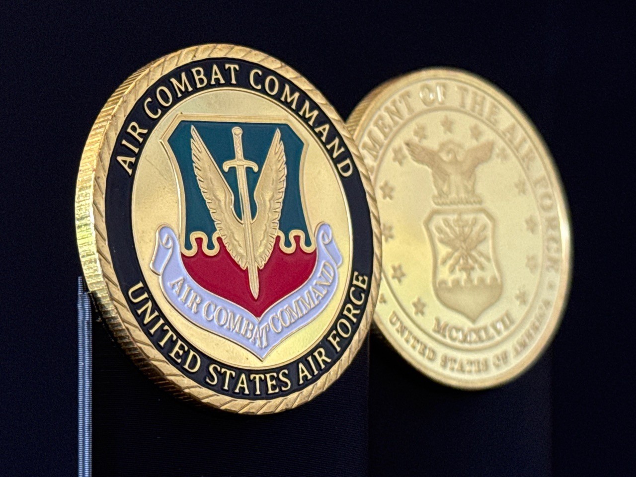 U.S. Air Force Air Combat Command Challenge Coin