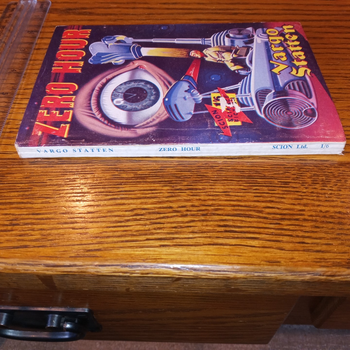 1953 ZERO HOUR -SCIENCE FICTION PAPERBACK - VARGO STATTEN- SCION