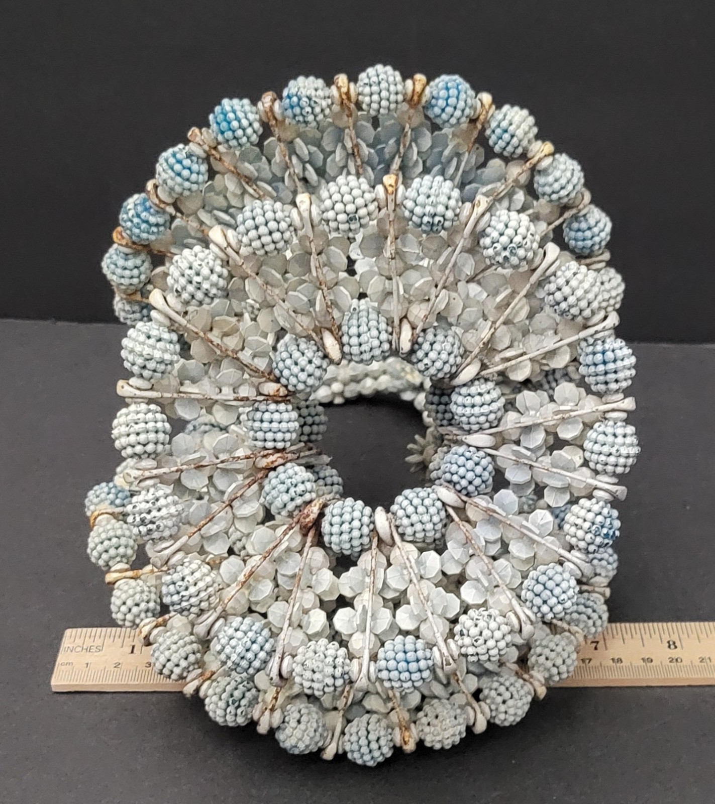 Vintage Beaded Basket