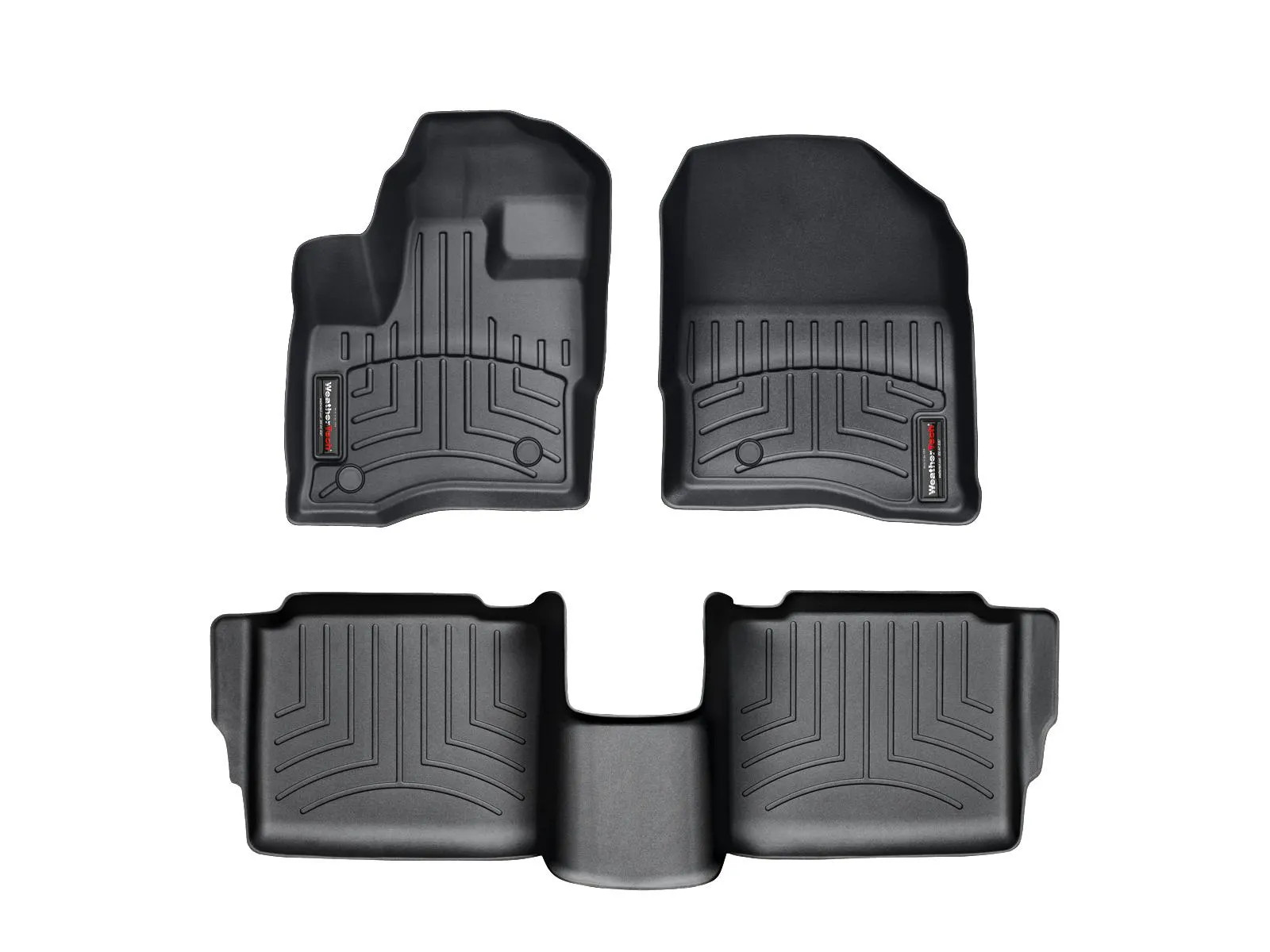 WeatherTech FloorLiner for 2011-2019 Ford Taurus - 1st & 2nd Row, Black