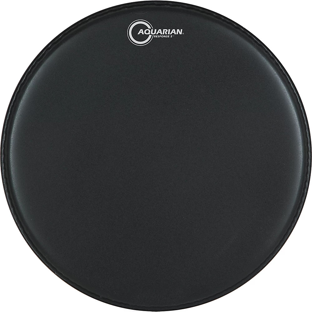 Aquarian Response 2 Drumhead (Black) 14 in.