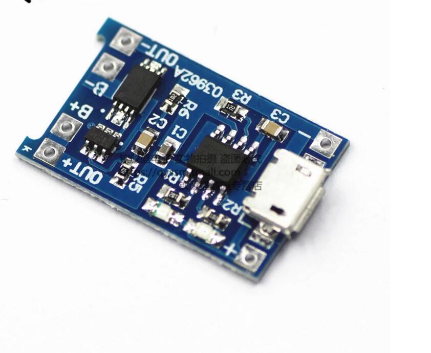Micro USB 1A Li-ion Battery Charging Board 18650 Lithium Charger Module TP4056