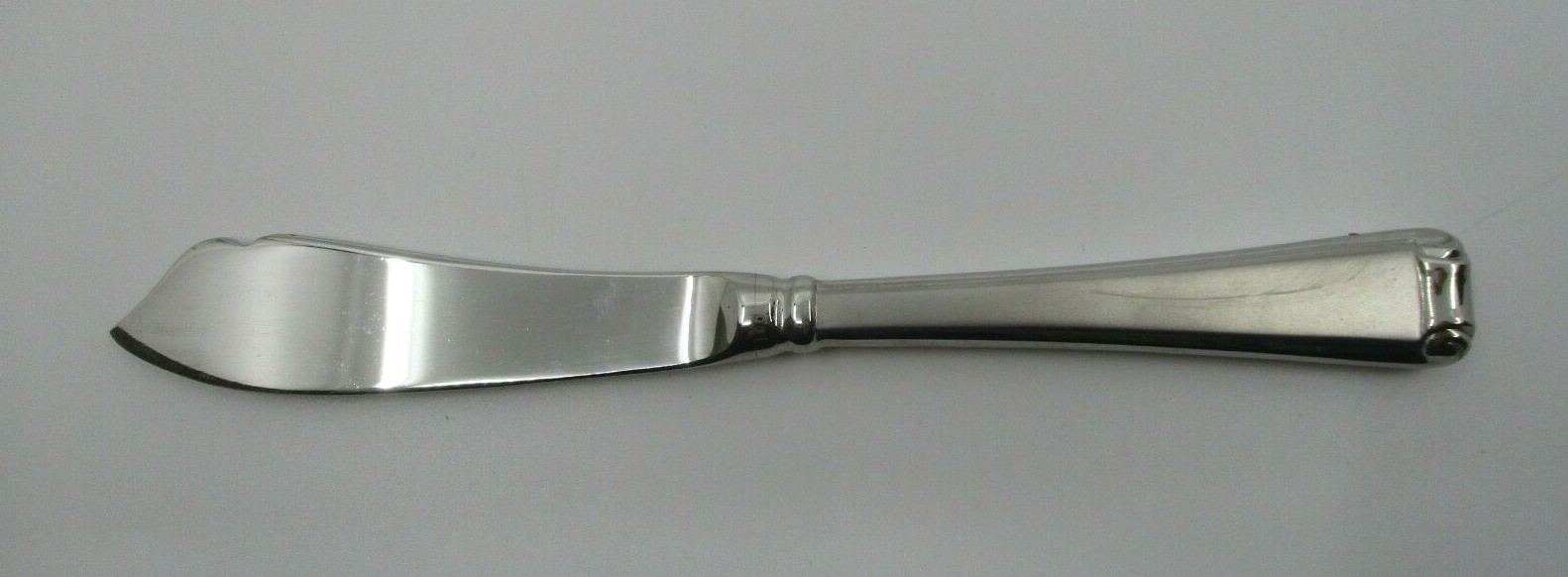 GORHAM STAINLESS COLUMN FROSTED MASTER BUTTER KNIFE  - 7" - 06O