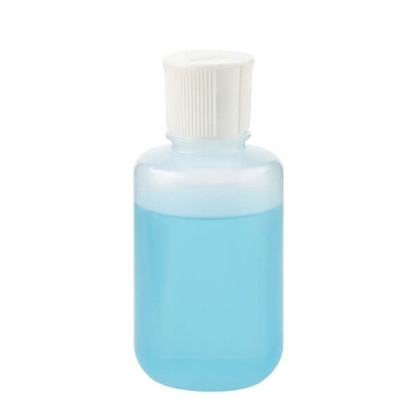 NALGENE 125ml LDPE NARROW MOUTH SCREW-CAP BOTTLE WITH FLIP-TOP-CAP MADE IN USA