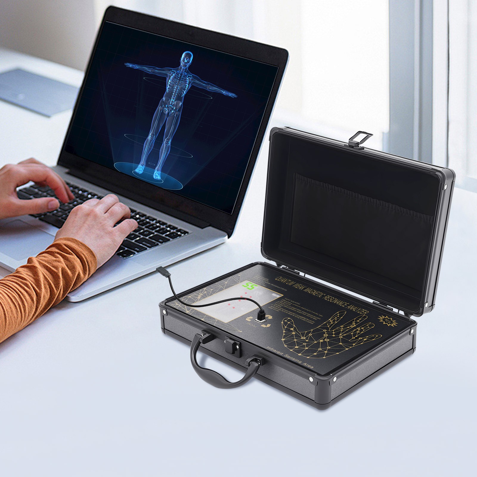 Quantum Magnetic Resonance Body Analyzer & Scanner For Health Analysis Home Use