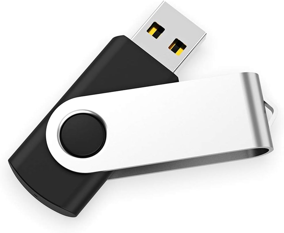 Compact 10 Pack 1GB Black USB Drives - Gift-Ready & Portable Storage Solutions