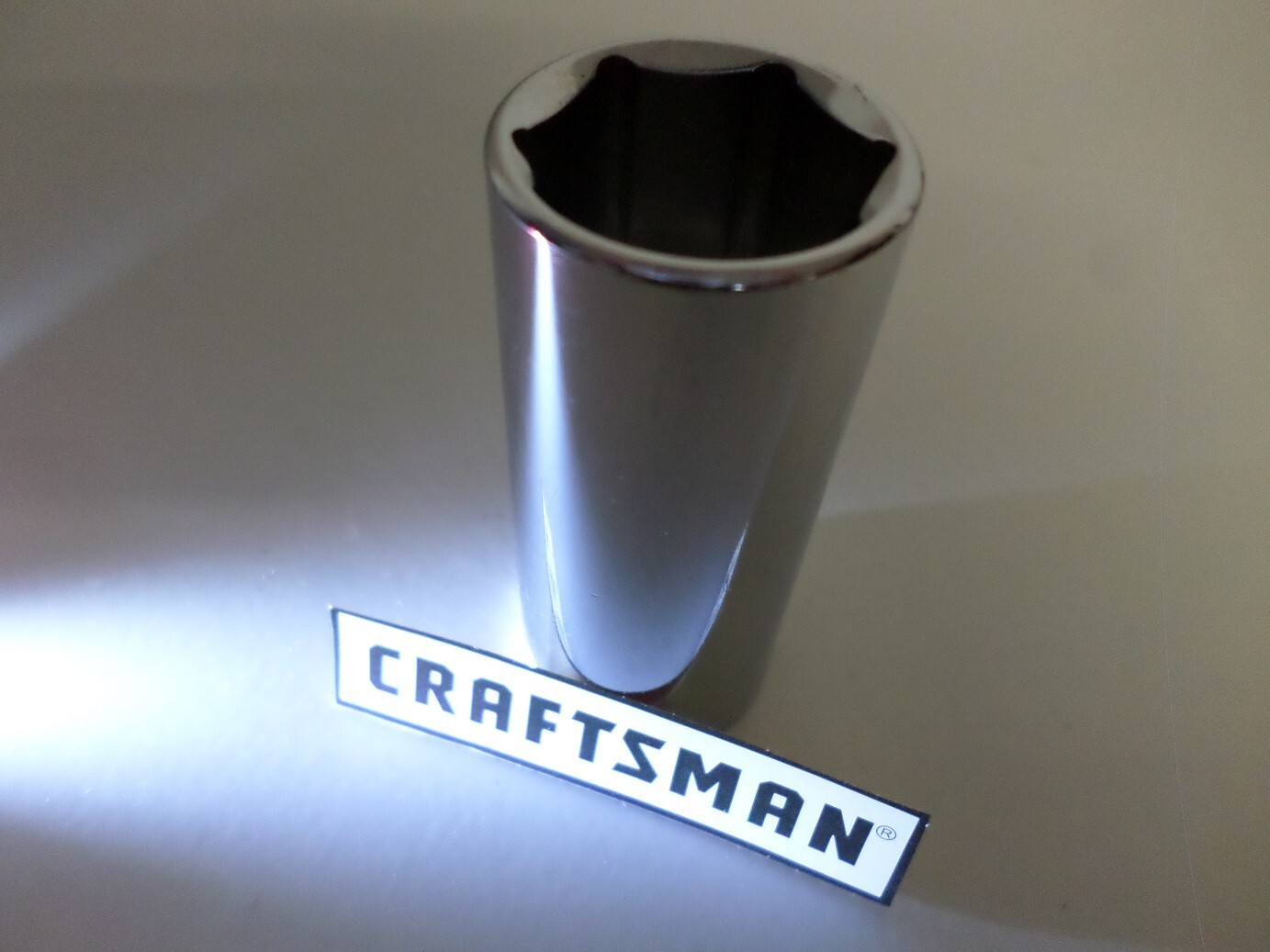 NEW Craftsman 3/8" Deep 6pt Socket, Choose Size 3/8-3/4" 12-17mm SAE/Metric 6 pt