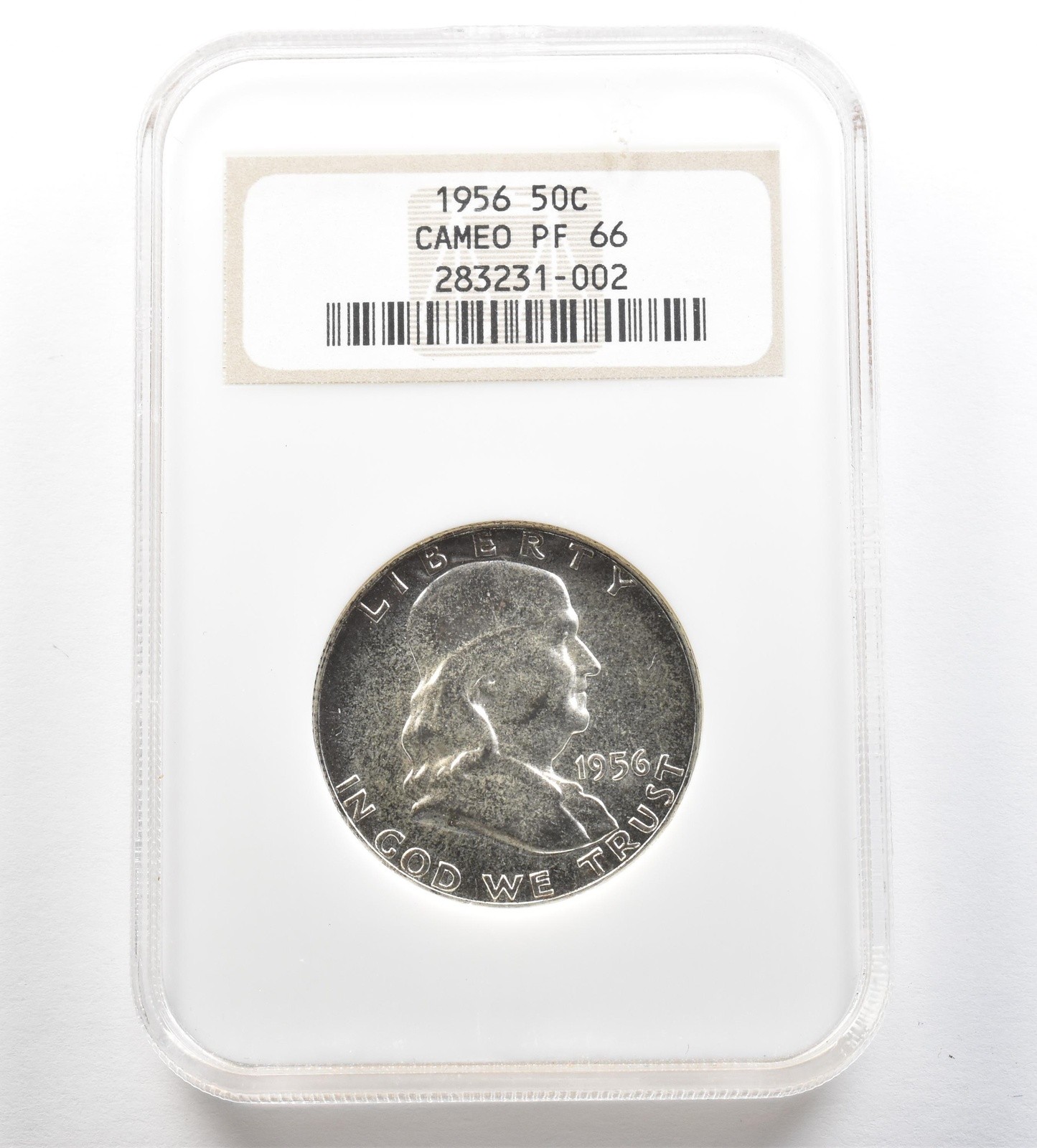 1956 Franklin Half Dollar CAMEO PF66 NGC Type 2 *7122