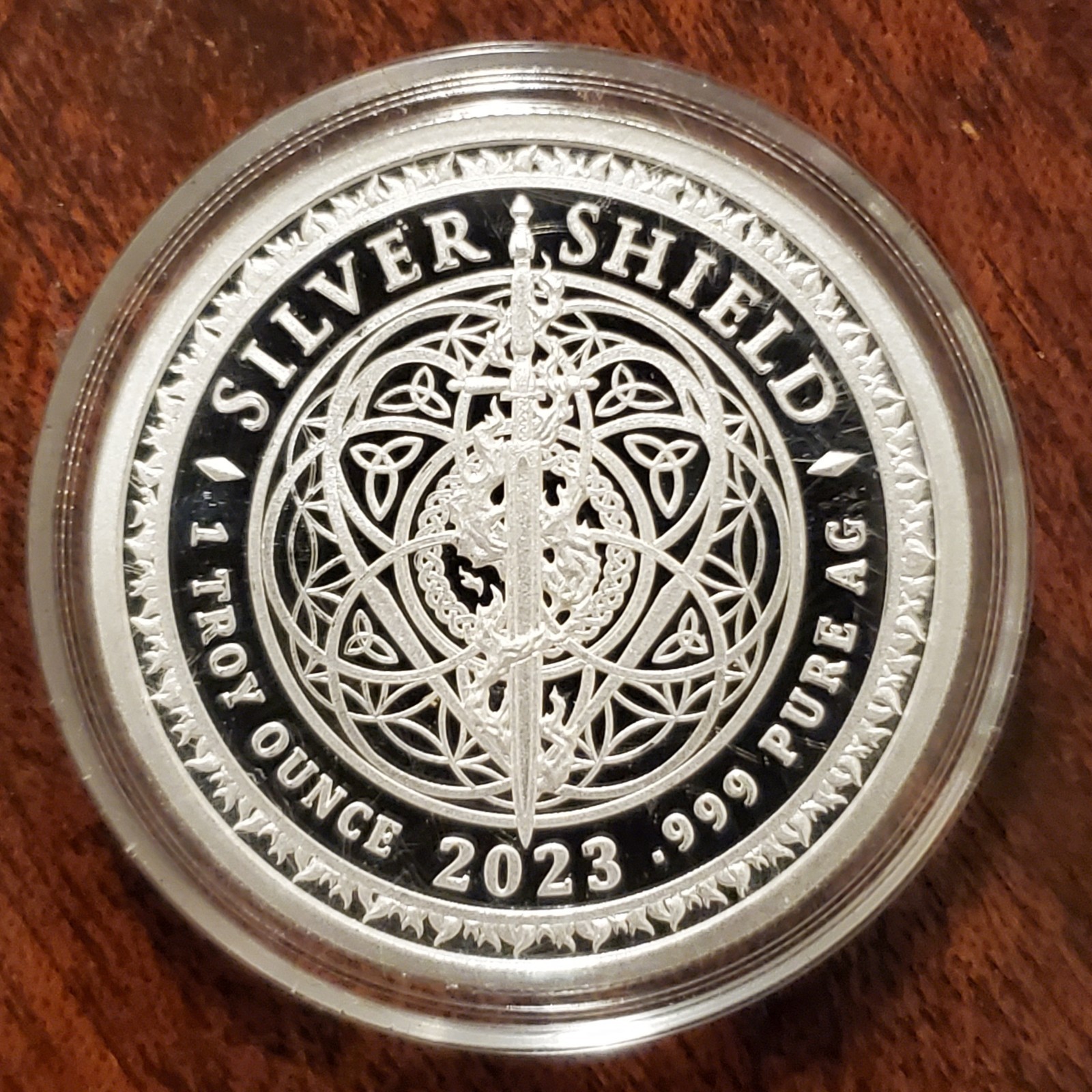 2023 Silver Shield Silver Sets Us Free Proof Round World War Meme 30