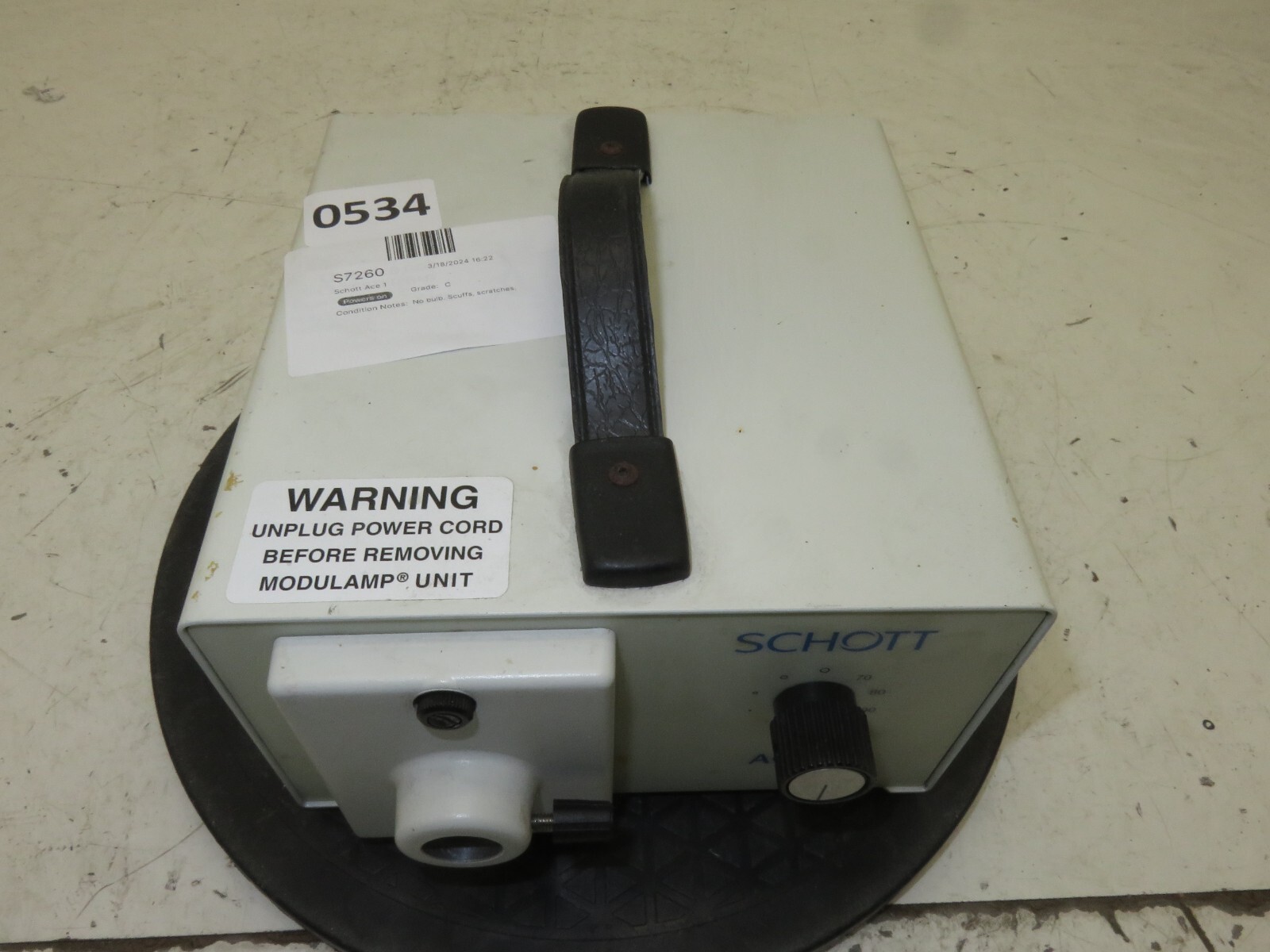 Schott ACE 1 - Parts/Repair